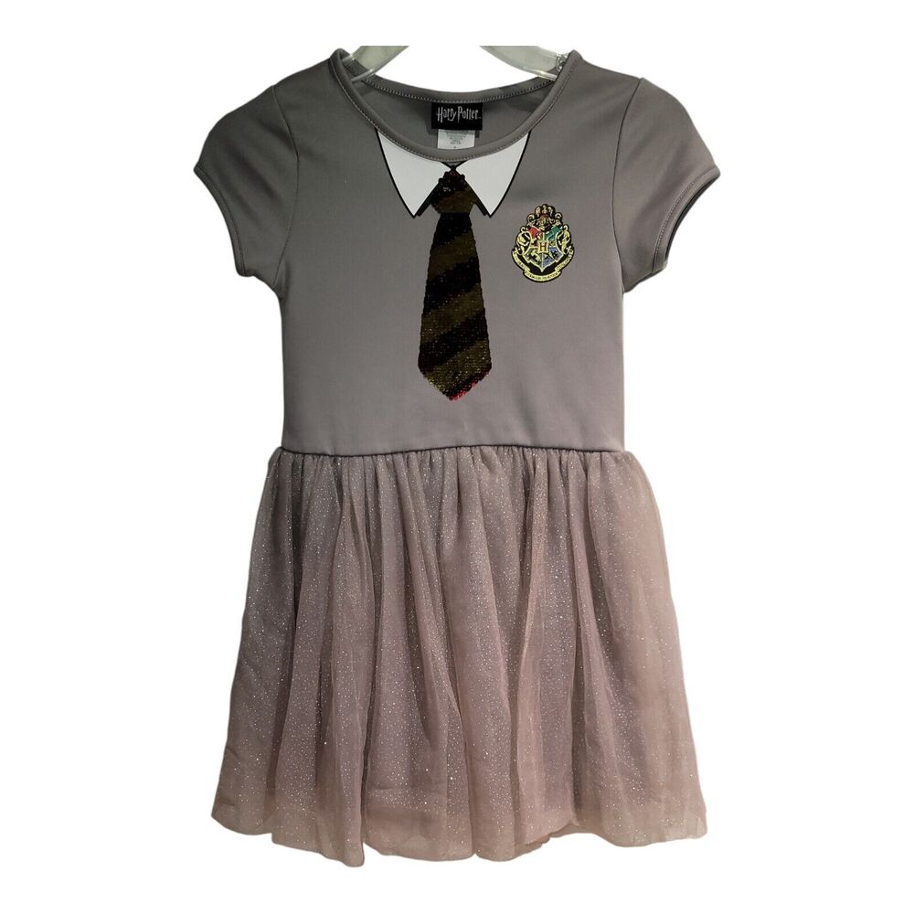 Harry Potter Dress Girls M 7/8 Play Hermione Costume School Uniform Sequins